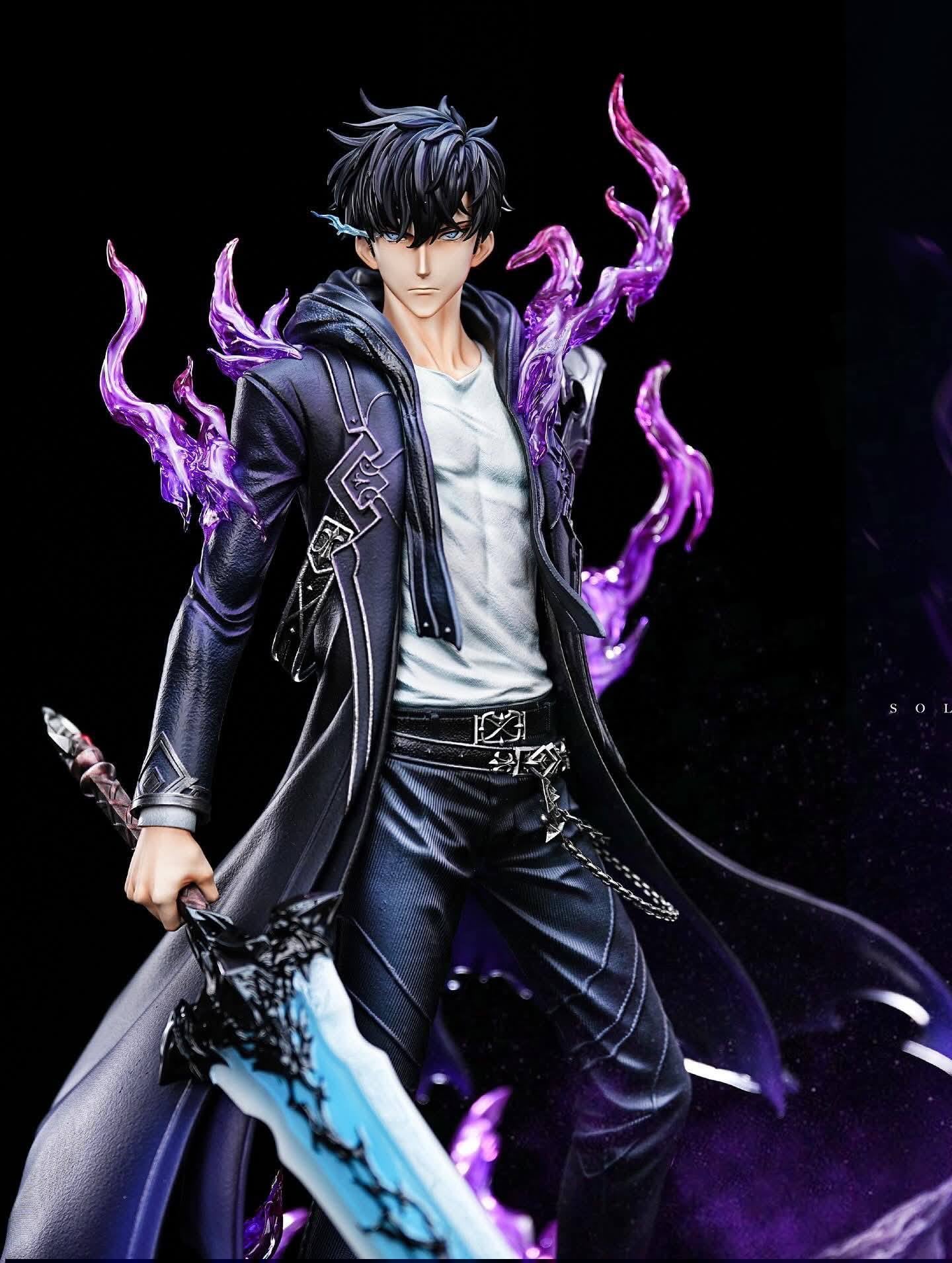 Shadow Monarch Sung Jin - Woo resin statue Game Over Studio anime figure