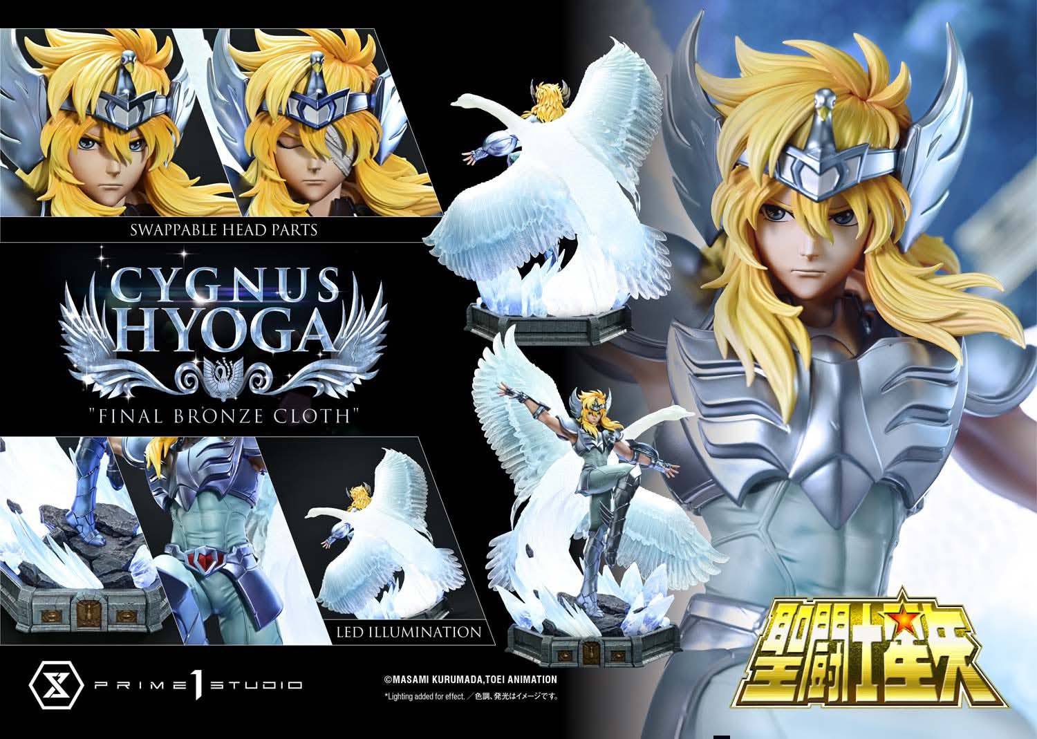 Cygnus Hyoga resin statue prime 1 studio anime figure