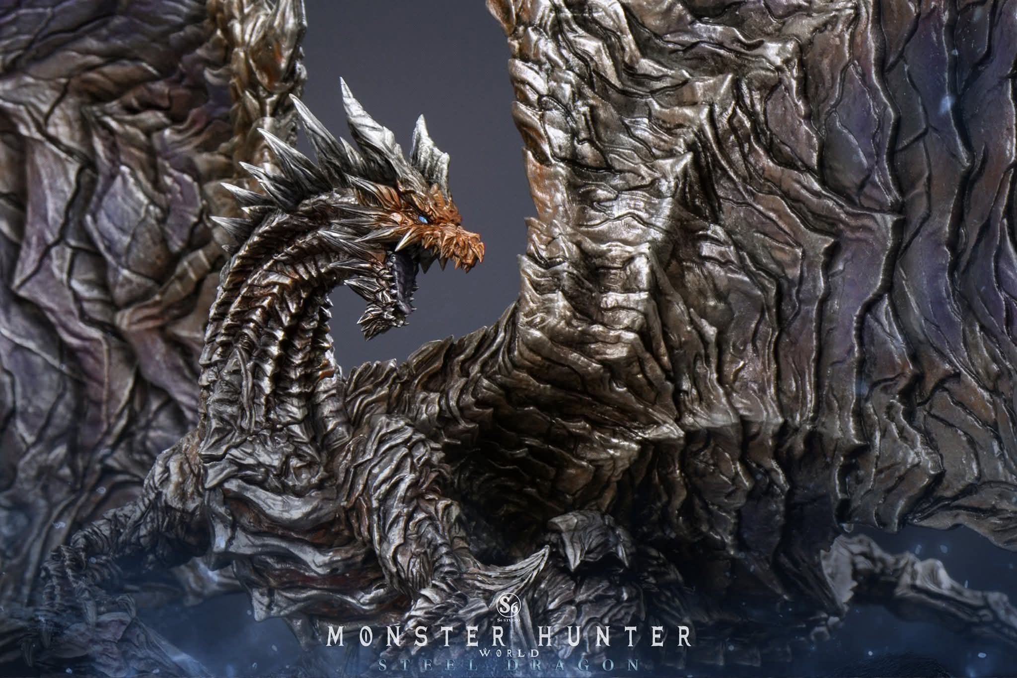 Steel Dragon resin statue S6 studio anime figure
