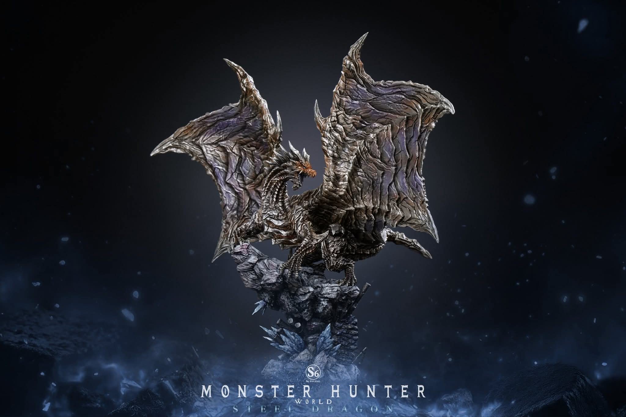 Steel Dragon resin statue S6 studio anime figure