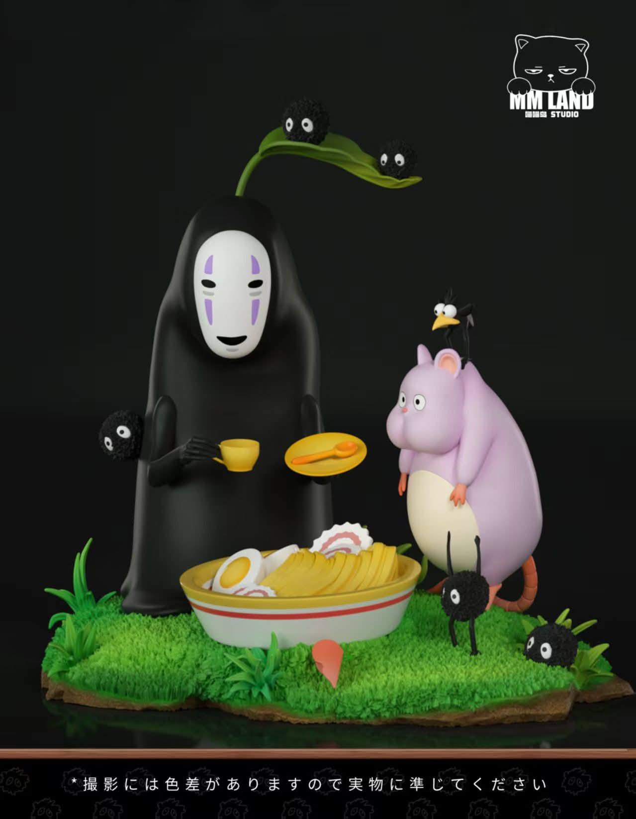 No Face and Boh's Picnic resin statue MMLAND Studio anime figure