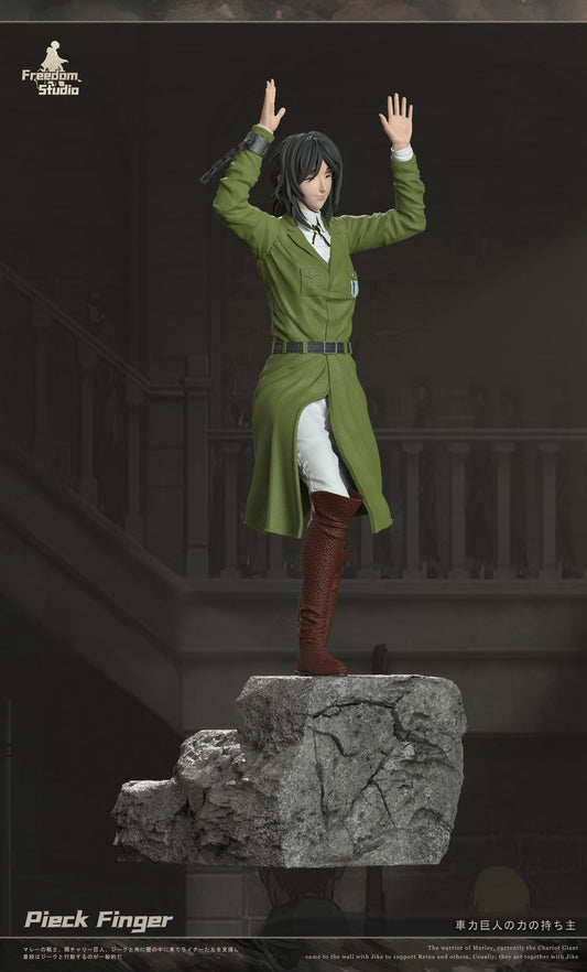 Pieck Finge resin statue freedom studio anime figure