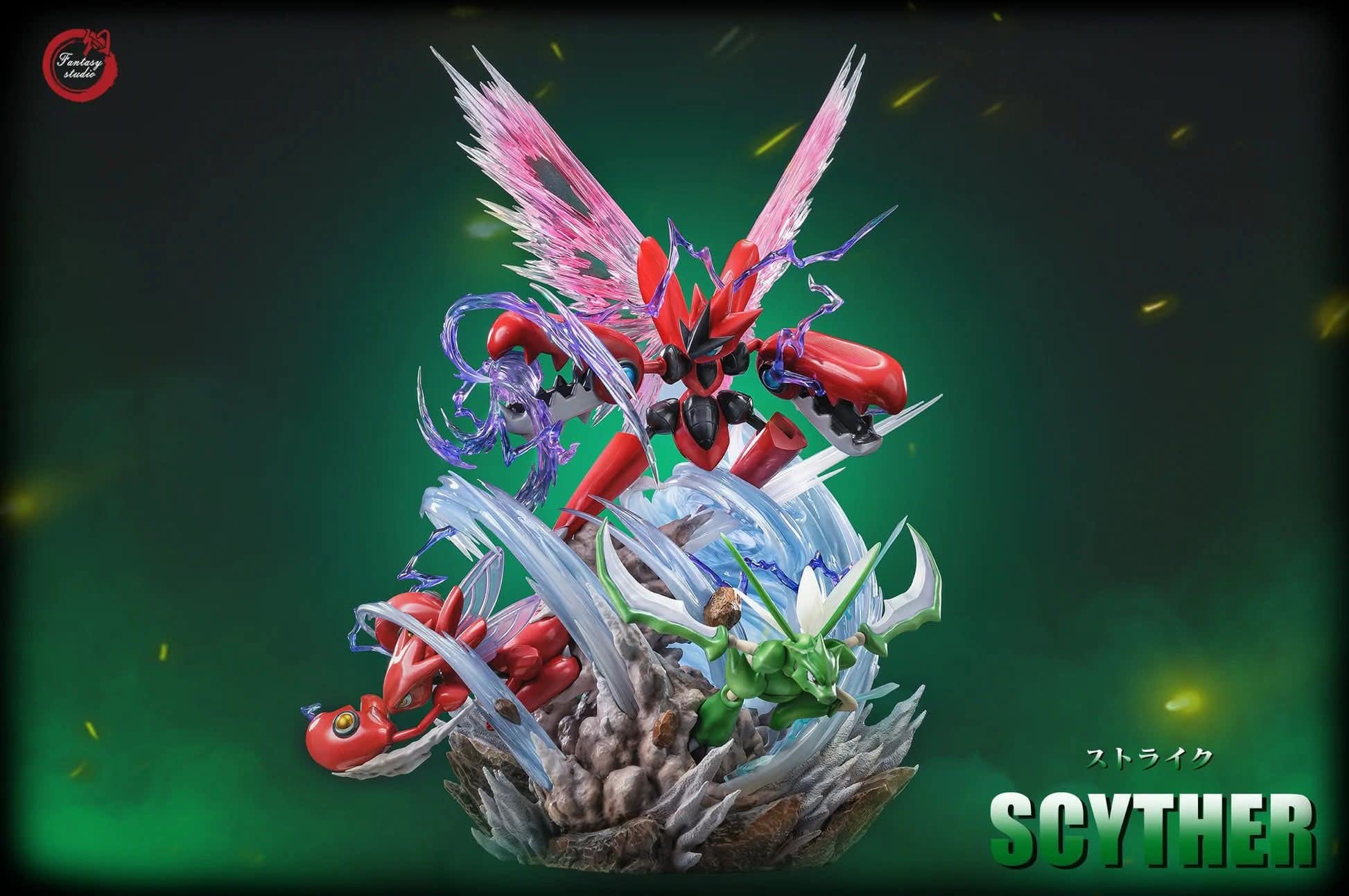 Scyther resin statue fantasy studio anime figure