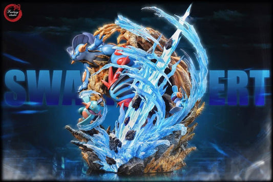 Swampert Family resin statue fantasy studio anime figure