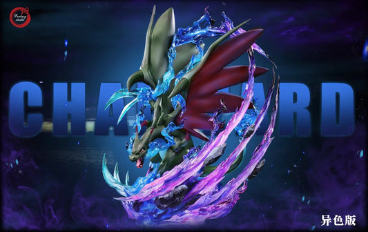 Mega Charizard X resin statue fantasy studio anime figure