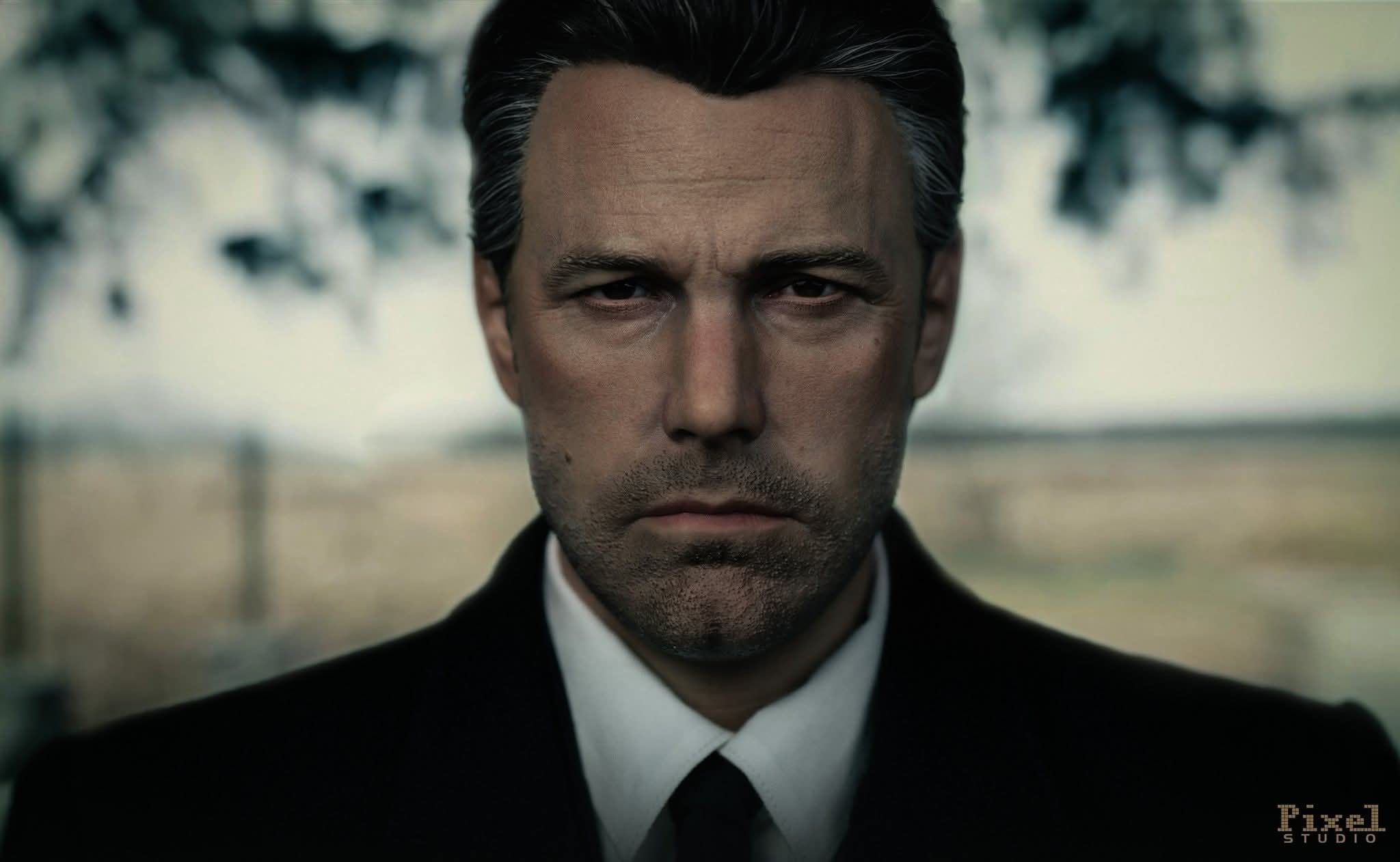 Ben Affleck resin statue Pixel Studio anime figure