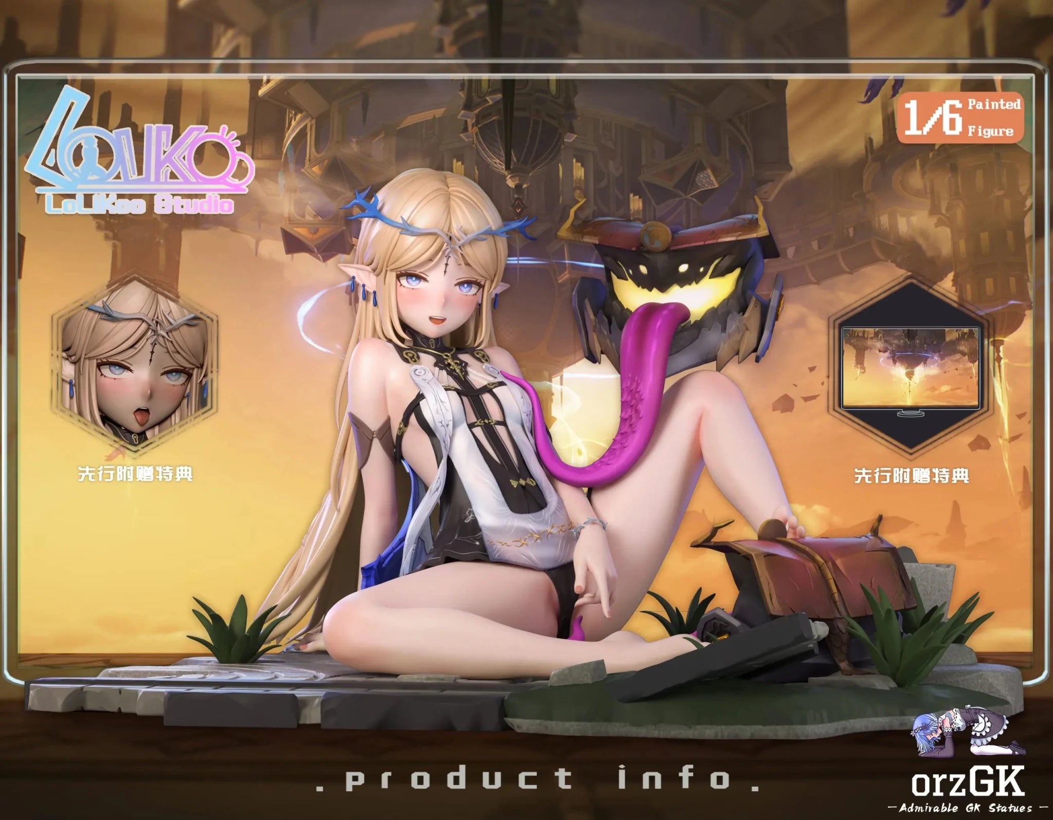 Lolikoo Studio - Wuthering Waves Unyielding Saint Cartethyia resin statue Navy Toys anime figure