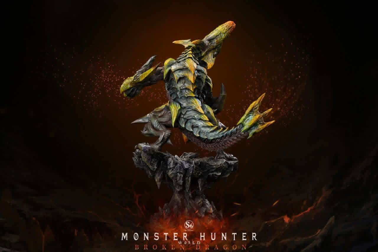Broken Dragon resin statue S6 studio anime figure