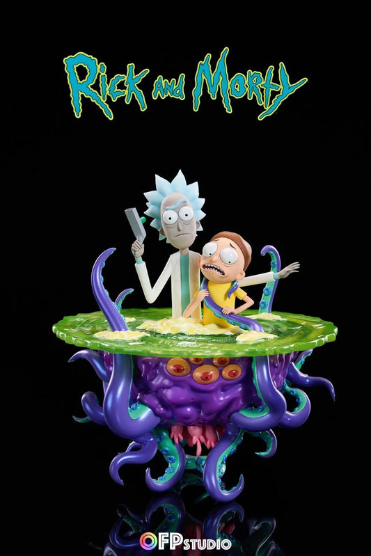 Rick and Morty resin statue OFP Studio anime figure