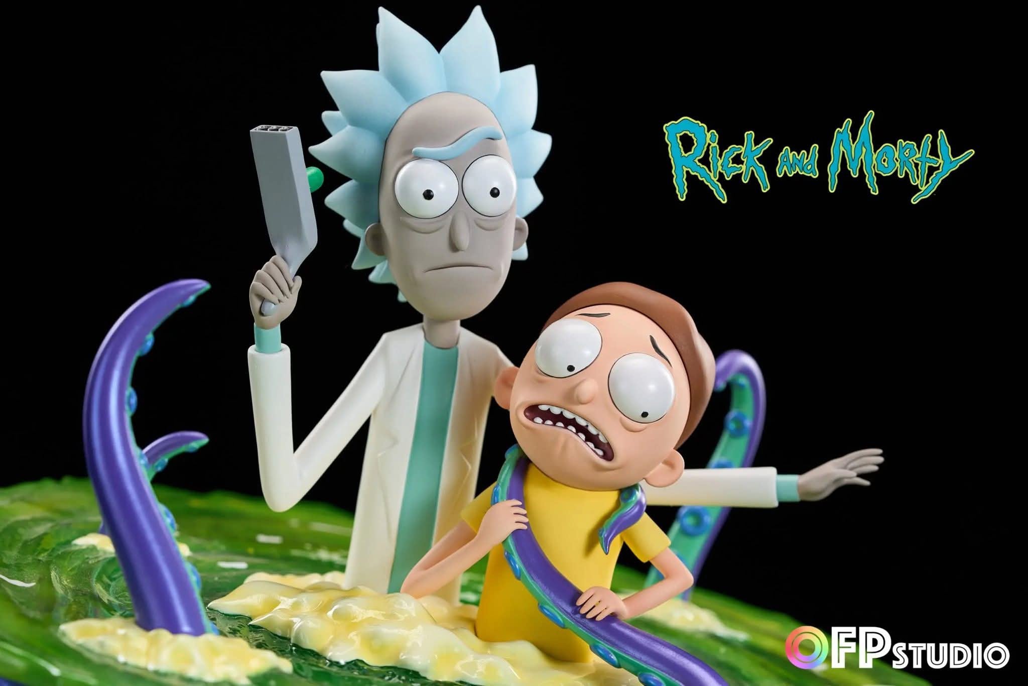Rick and Morty resin statue OFP Studio anime figure