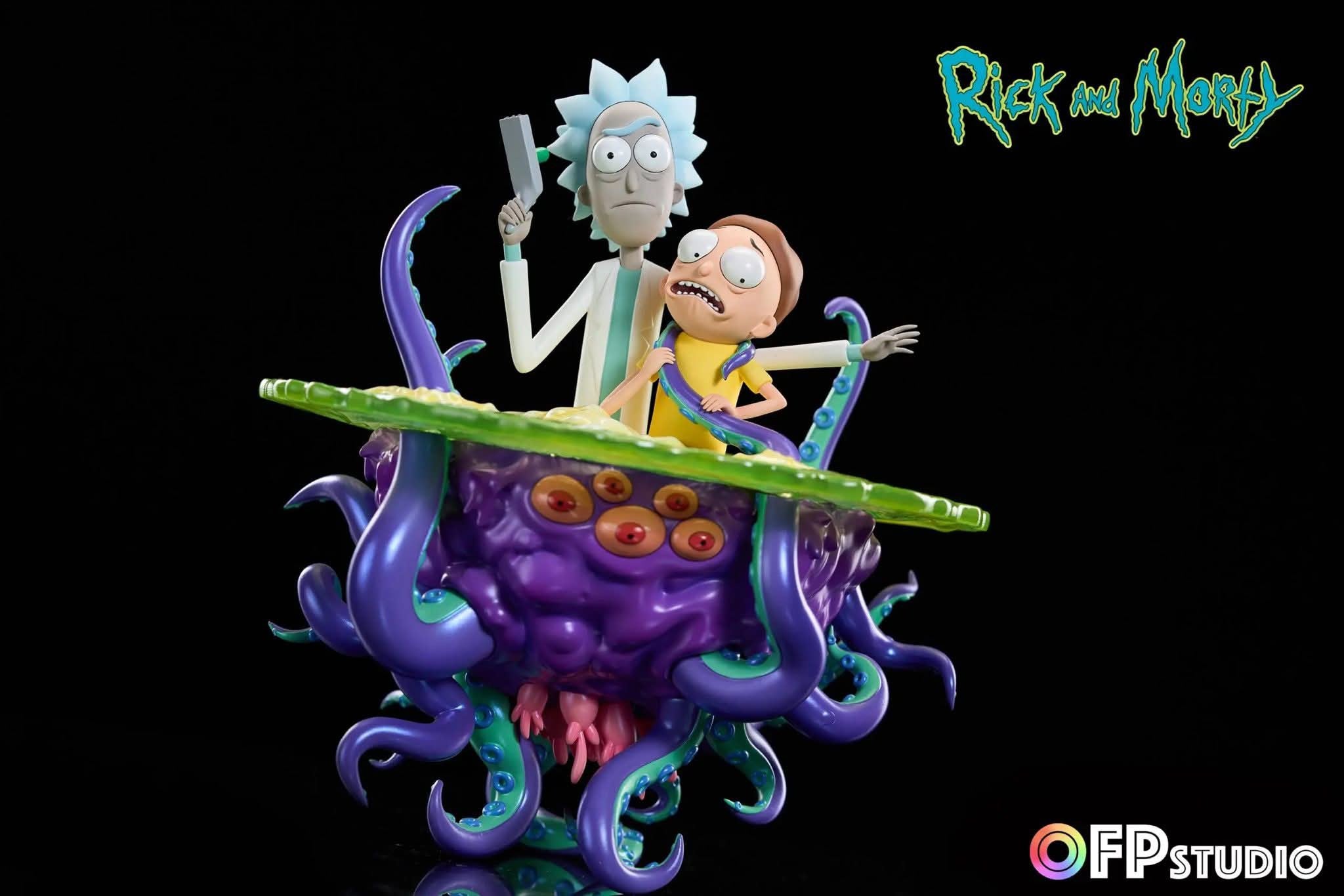 Rick and Morty resin statue OFP Studio anime figure