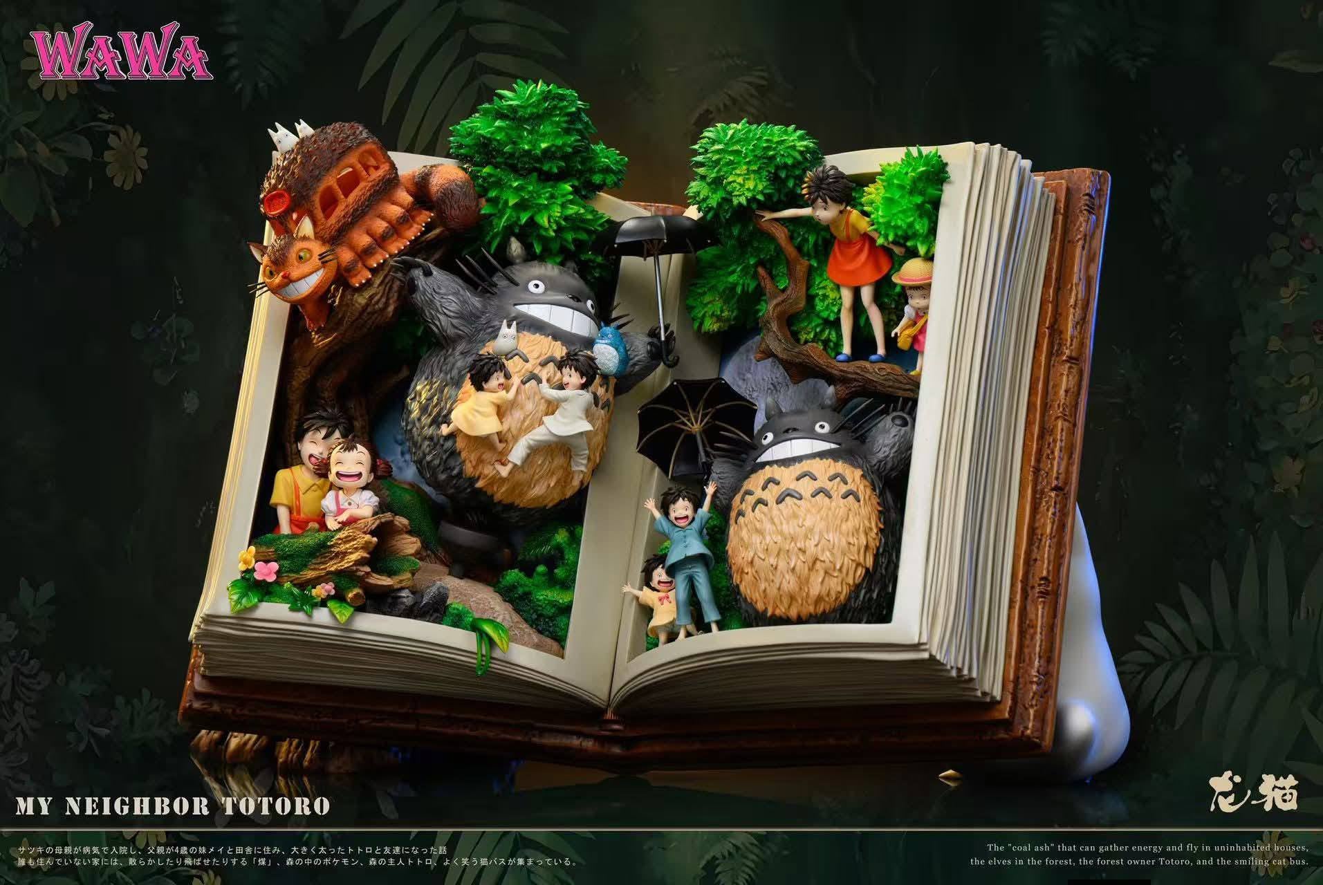 Hayao Miyazaki Book resin statue WAWA Studio anime figure