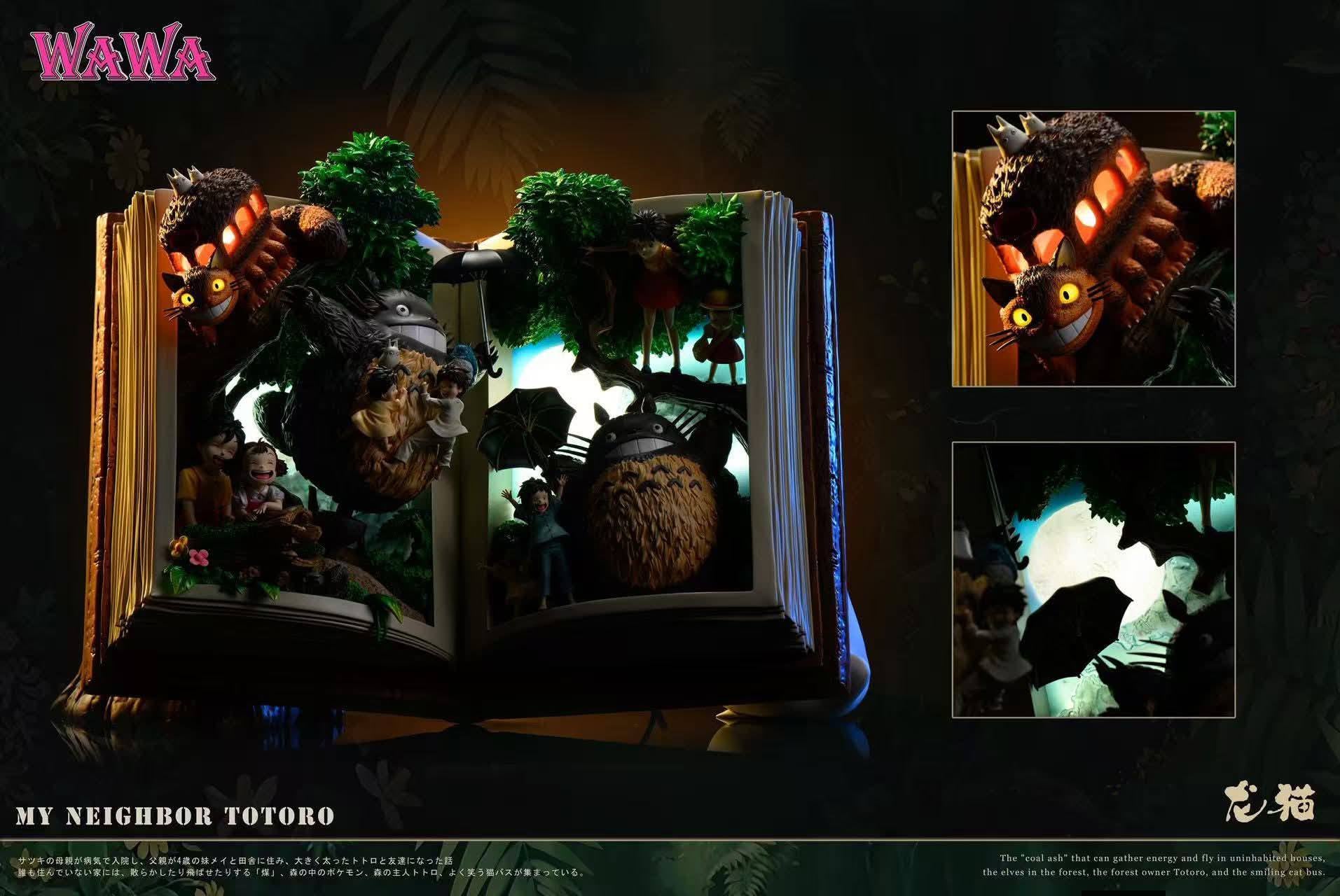 Hayao Miyazaki Book resin statue WAWA Studio anime figure