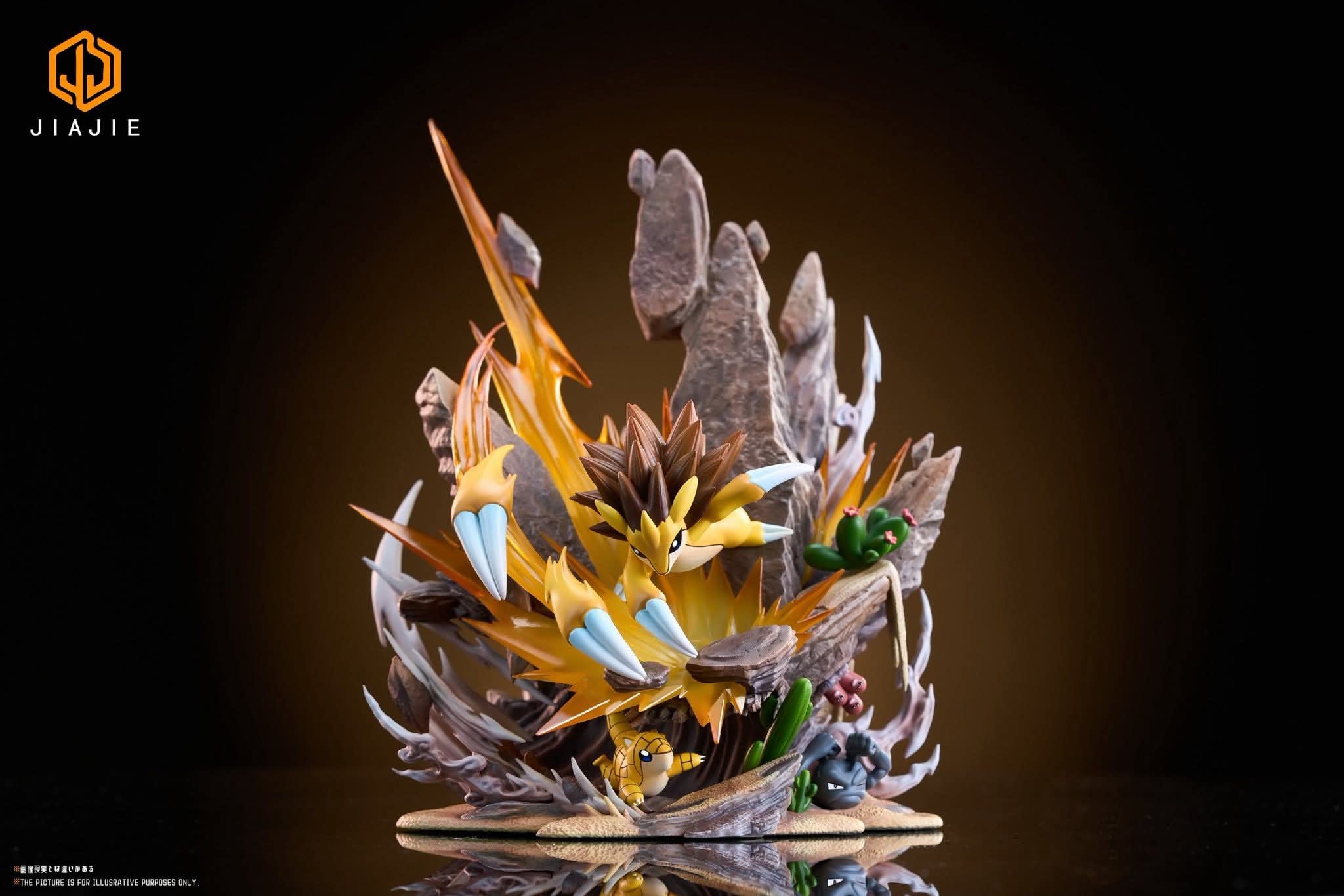 Sandslash resin statue JIAJIE studio anime figure
