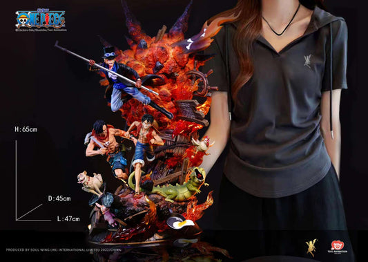 ACE,SABO,LUFFY Soul Wing Studio resin statue Soul Wing Studio anime figure