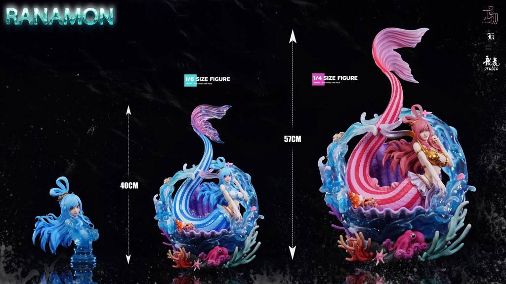 Shirahoshi resin statue You Wu Studio x Spades K Studio x Long Hu Studio anime figure