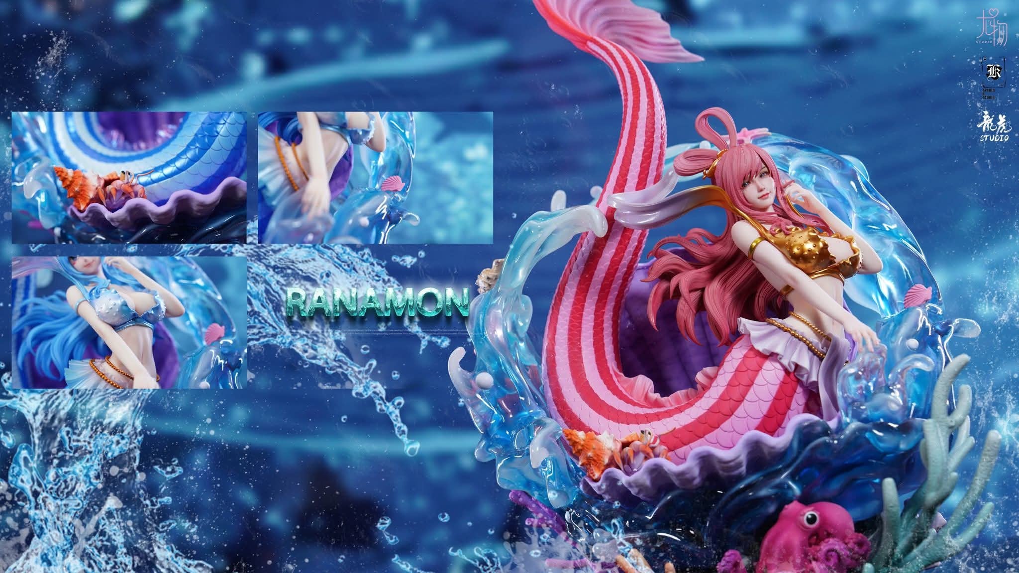 Shirahoshi resin statue You Wu Studio x Spades K Studio x Long Hu Studio anime figure