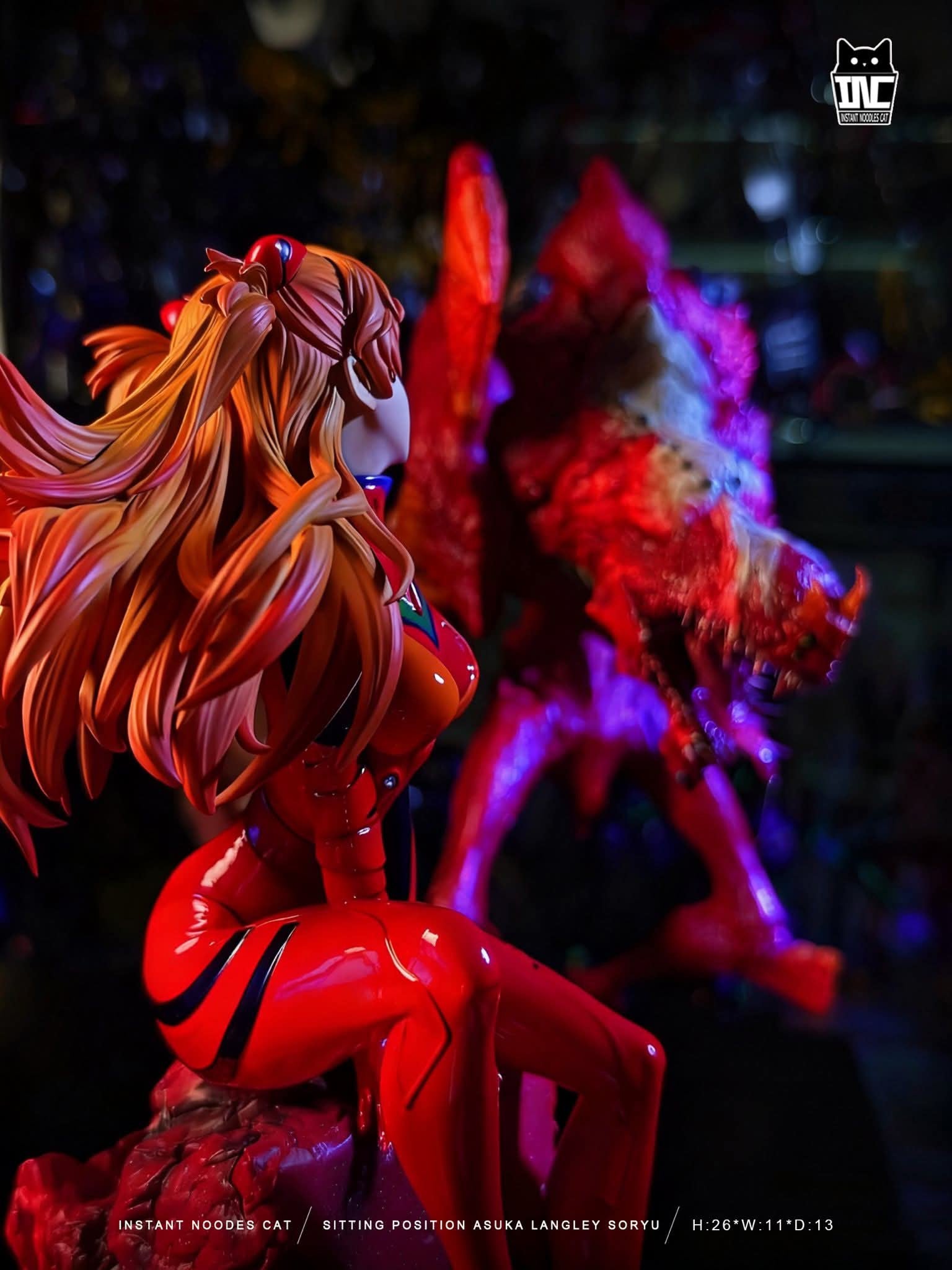 Sitting Asuka resin statue Instant Noodles Studio anime figure