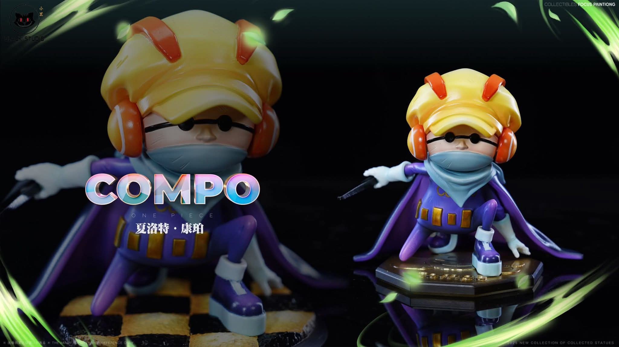 Compo & De - Chat resin statue black studio anime figure