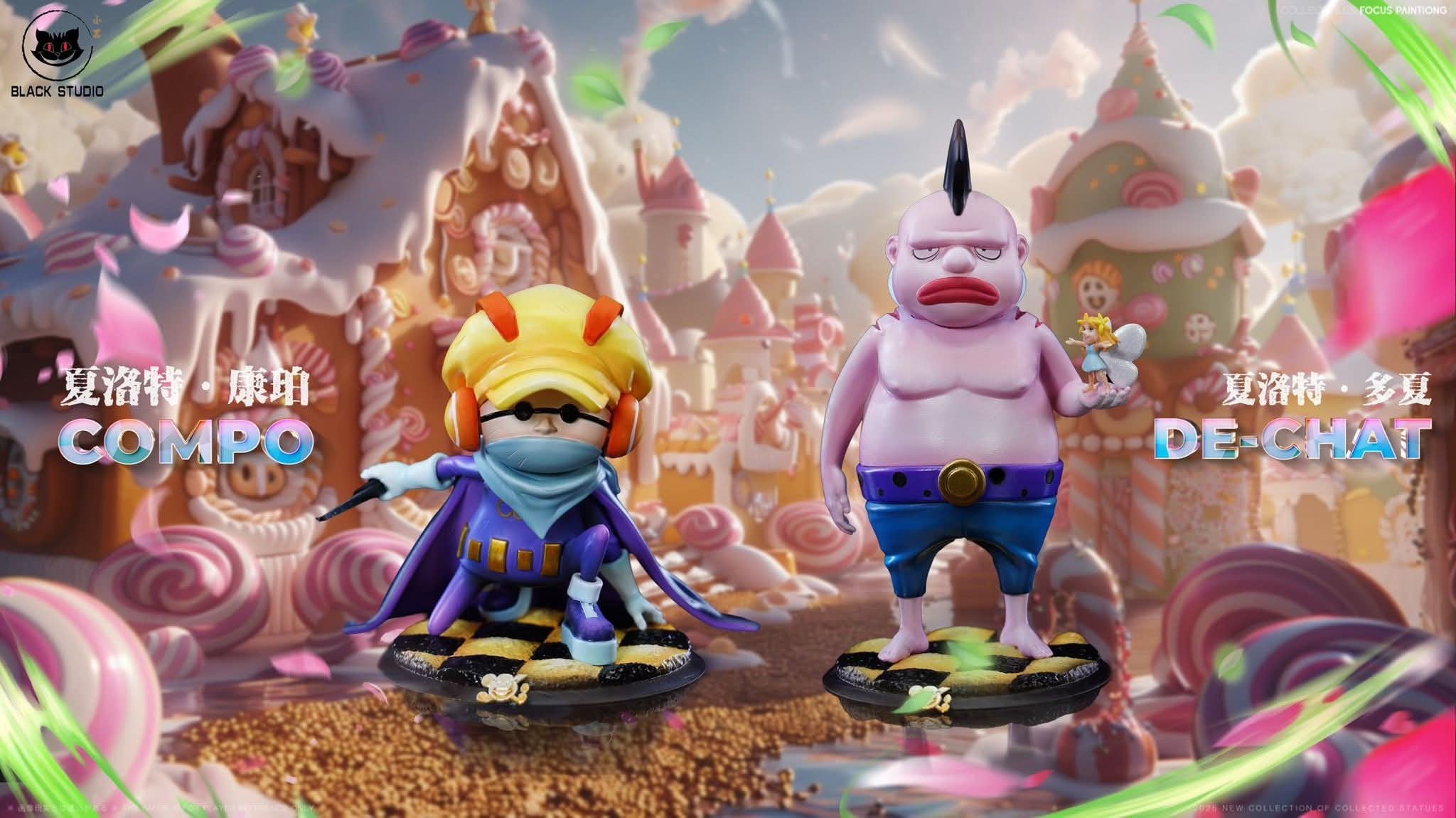 Compo & De - Chat resin statue black studio anime figure