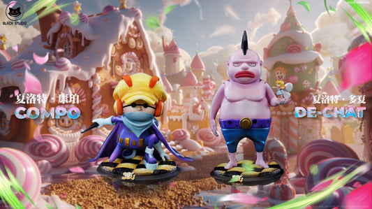 Compo & De - Chat resin statue black studio anime figure