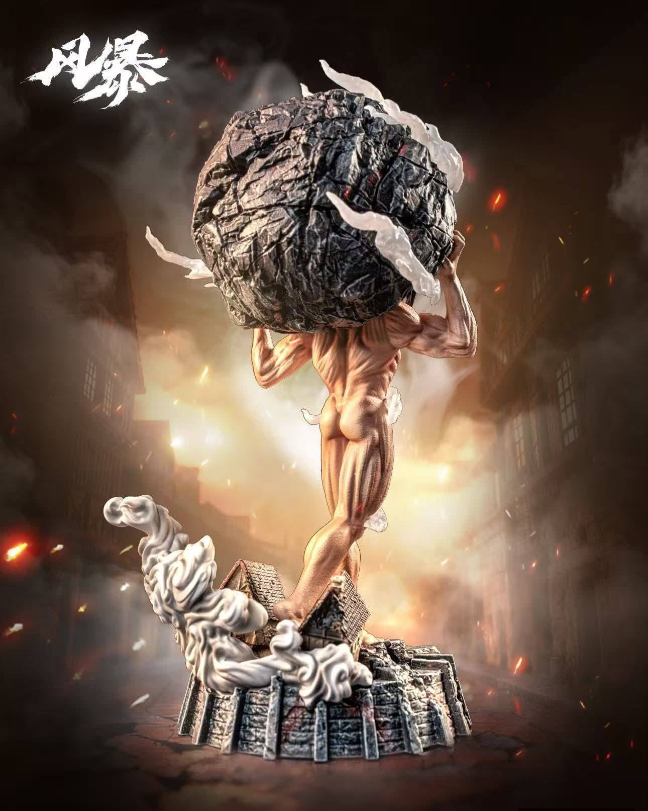 Eren Yeager resin statue Feng Bao Studio anime figure