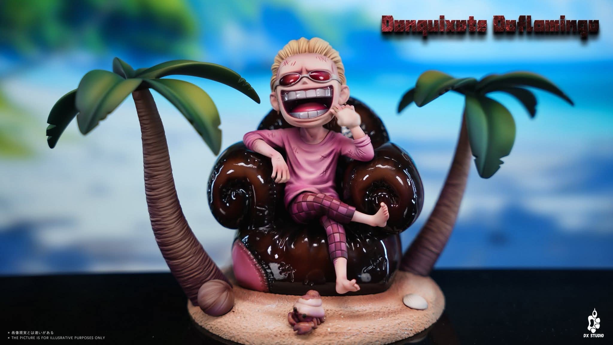 Childhood Doflamingo & Crocodile & Mihawk resin statue DX studio anime figure