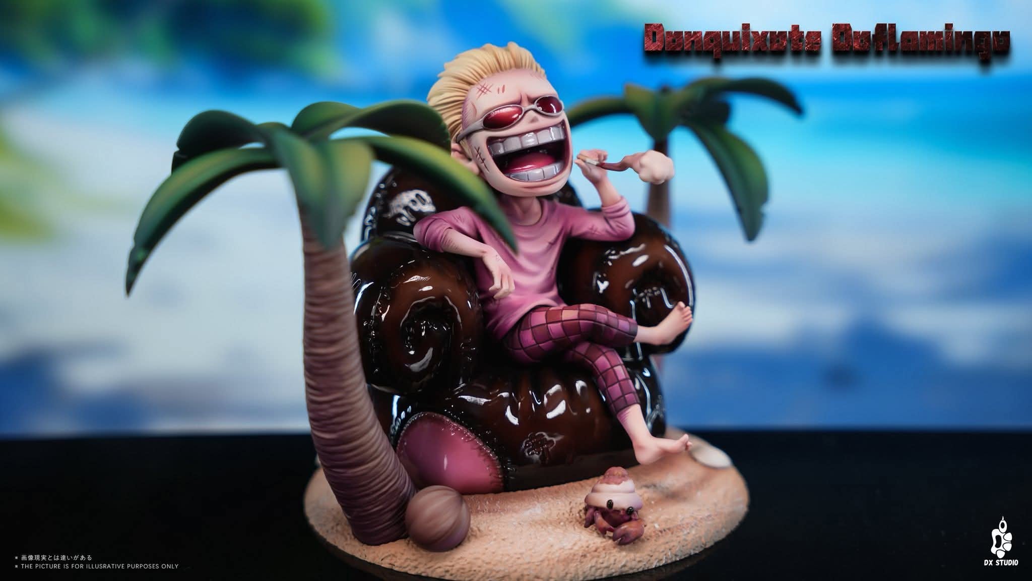 Childhood Doflamingo & Crocodile & Mihawk resin statue DX studio anime figure
