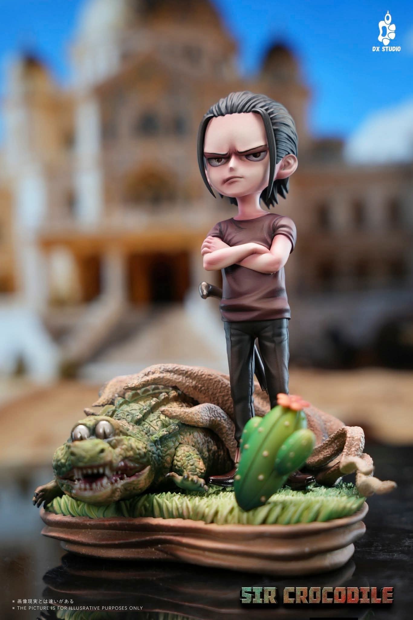 Childhood Doflamingo & Crocodile & Mihawk resin statue DX studio anime figure