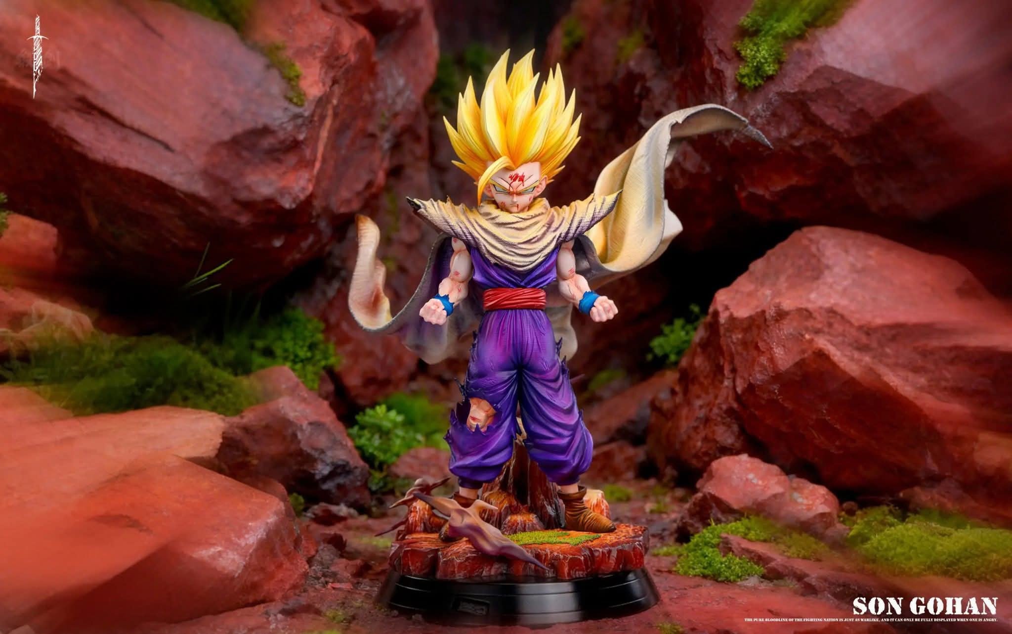 Son Gohan resin statue Forging Sword Studio anime figure