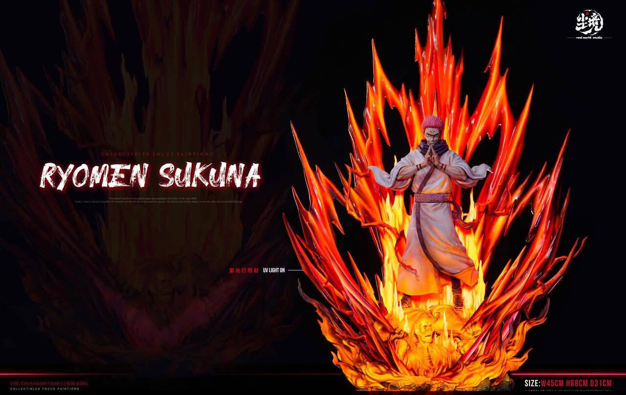 Ryomen Sukuna resin statue Real Wold Studio anime figure