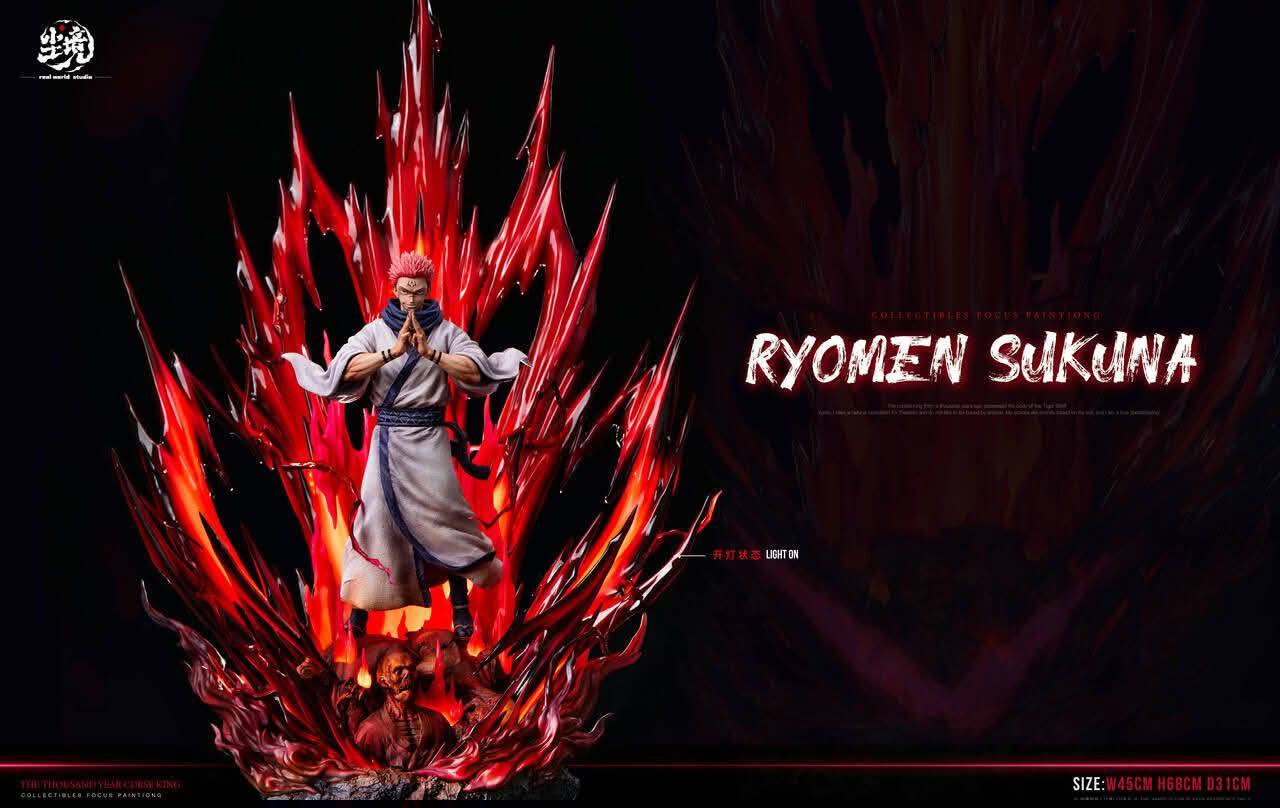 Ryomen Sukuna resin statue Real Wold Studio anime figure