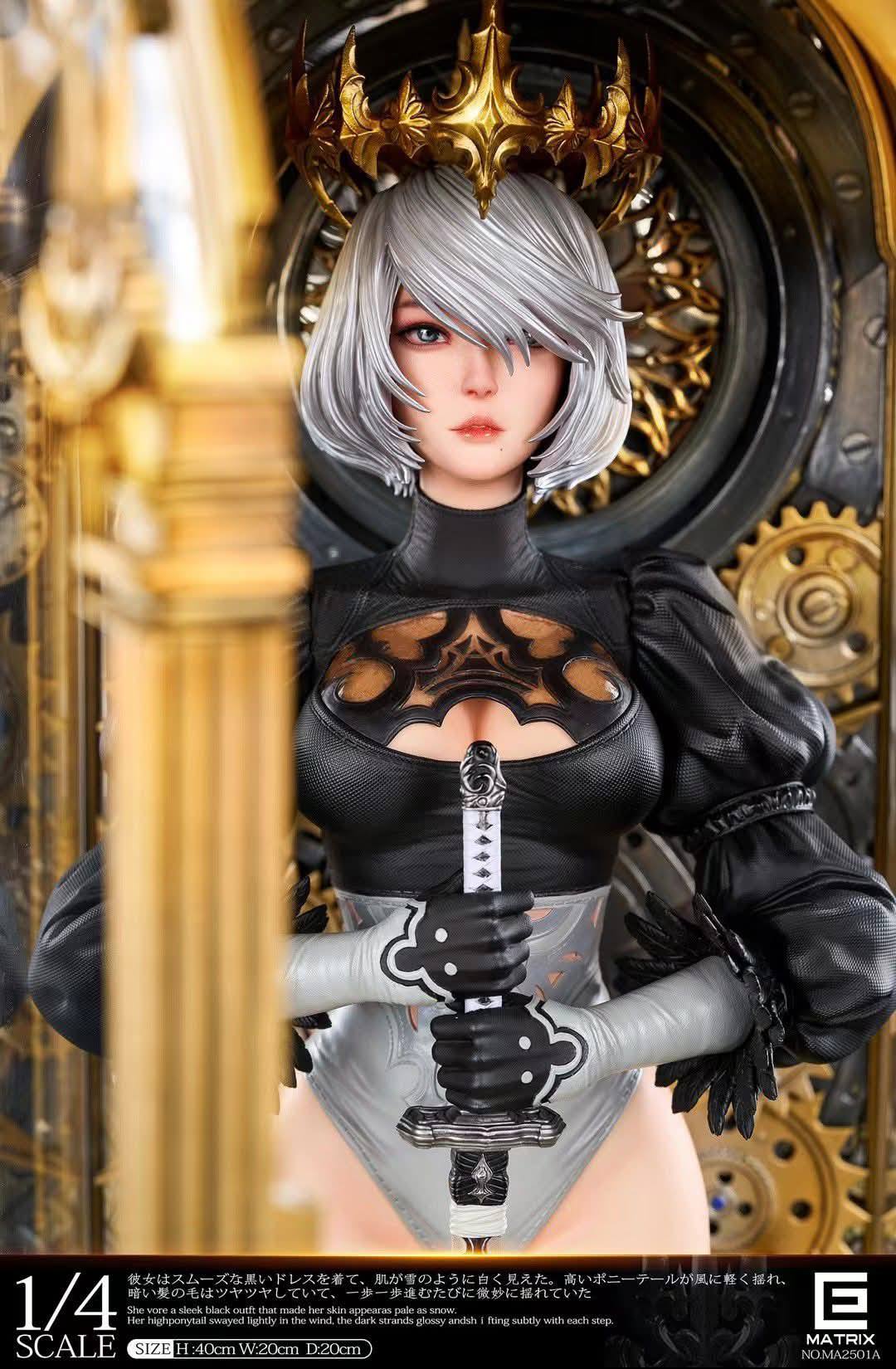 2B Bracket Clock resin statue Matrix Studio anime figure