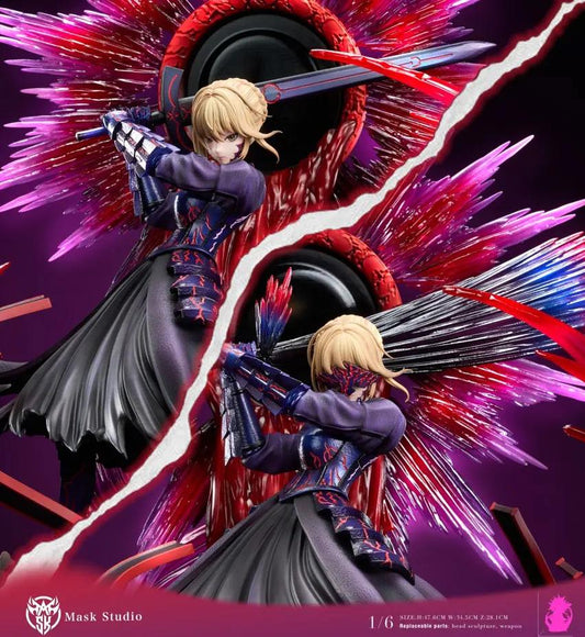 Saber Alter resin statue mask studio anime figure