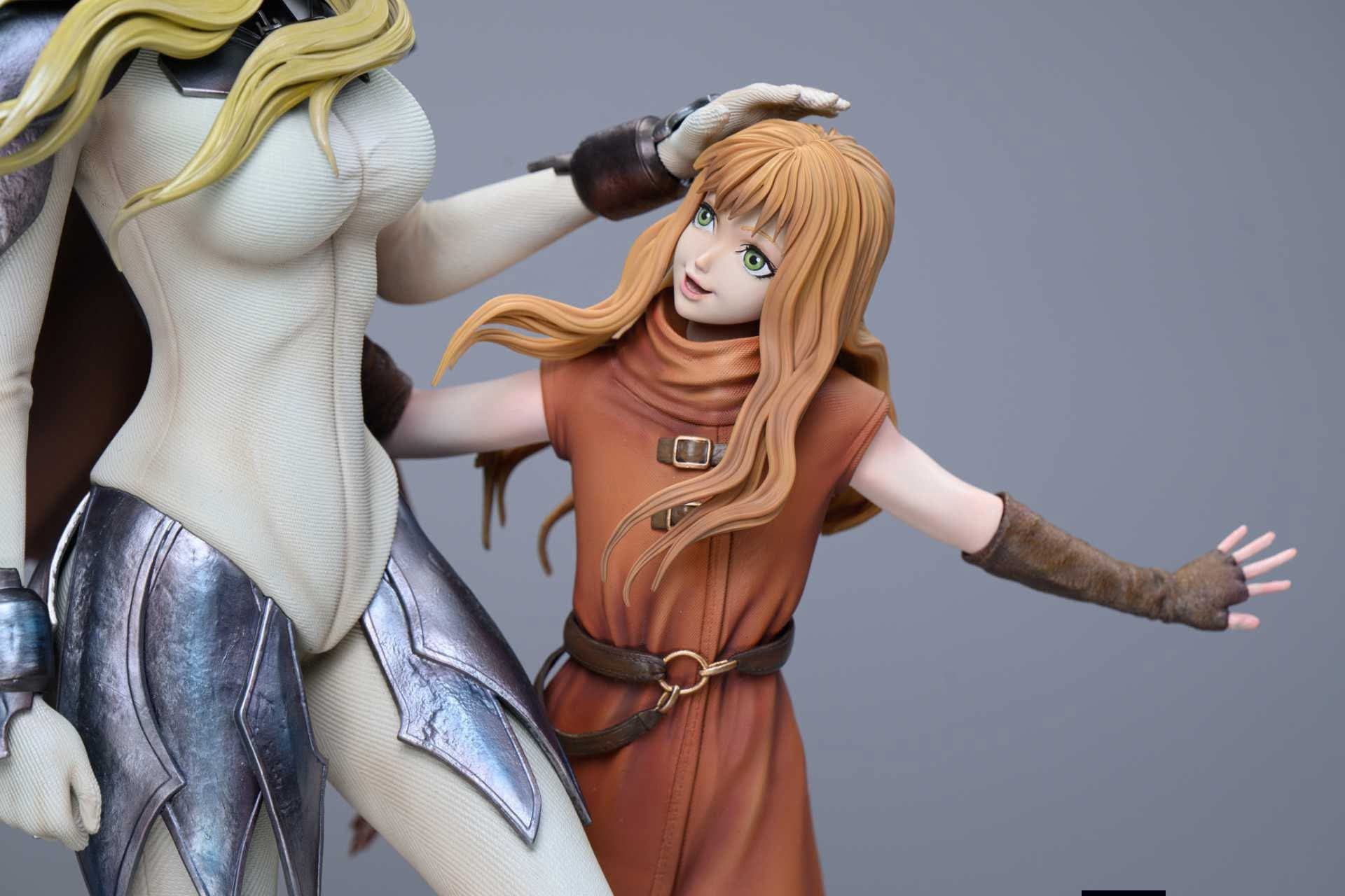 Teresa & Clare resin statue AT Studio & BIHS Studio anime figure