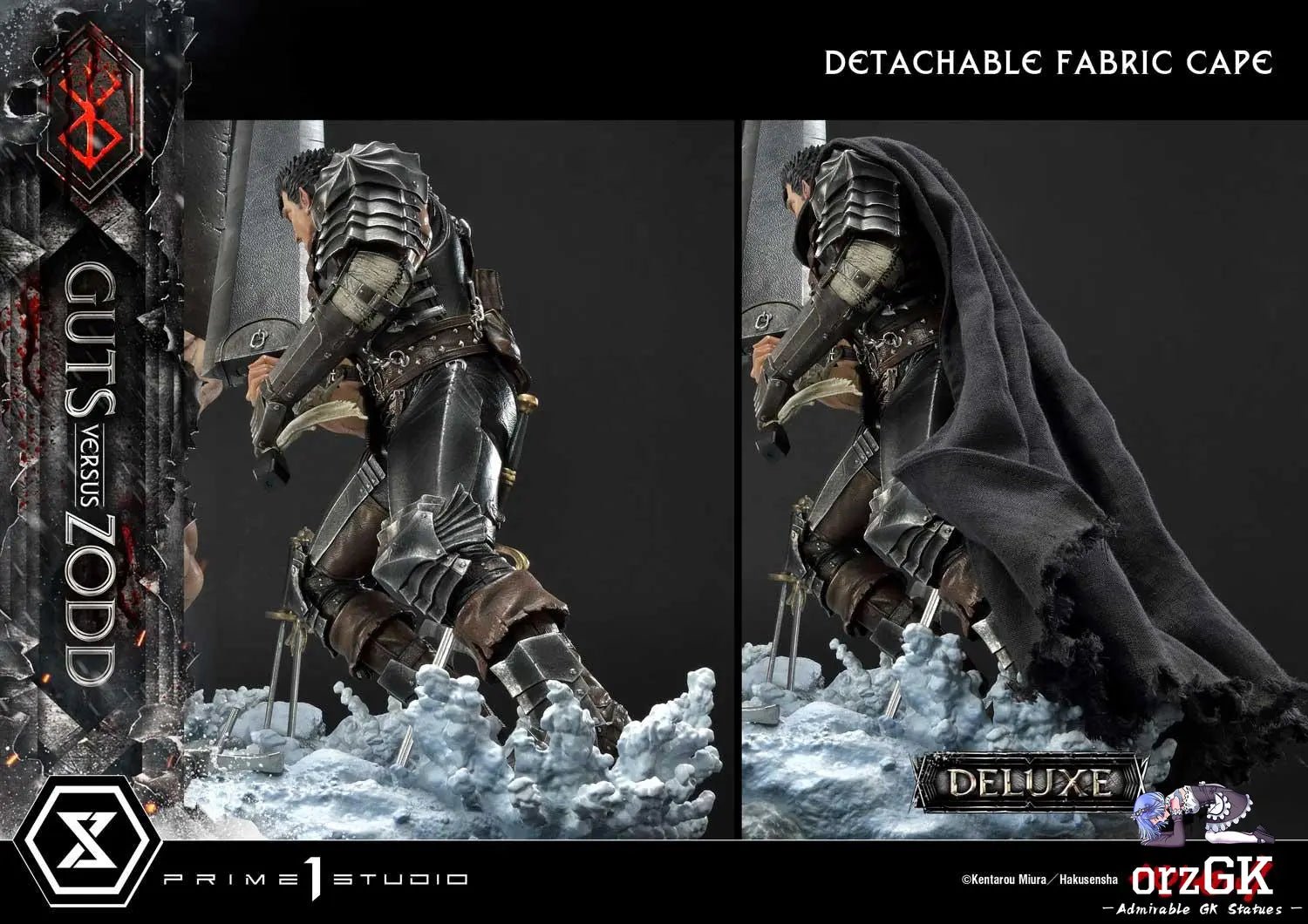 Guts versus Zodd UDMBR-01 UDMBR-01DX (Licensed) - Ultimate Diorama Masterline Berserk - Prime 1 Studio resin statue Navy Toys anime figure