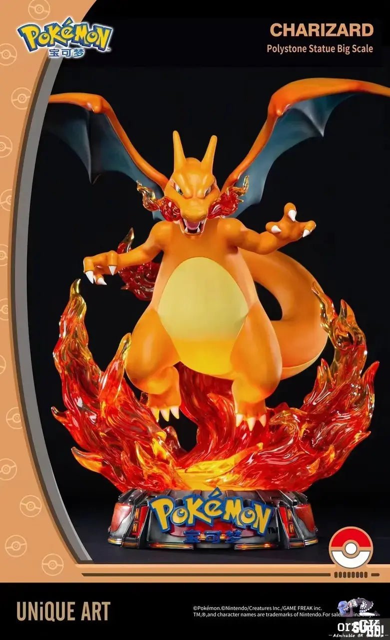 UNIQUE Art Studio - Pokemon Charizard Statue (Licensed)