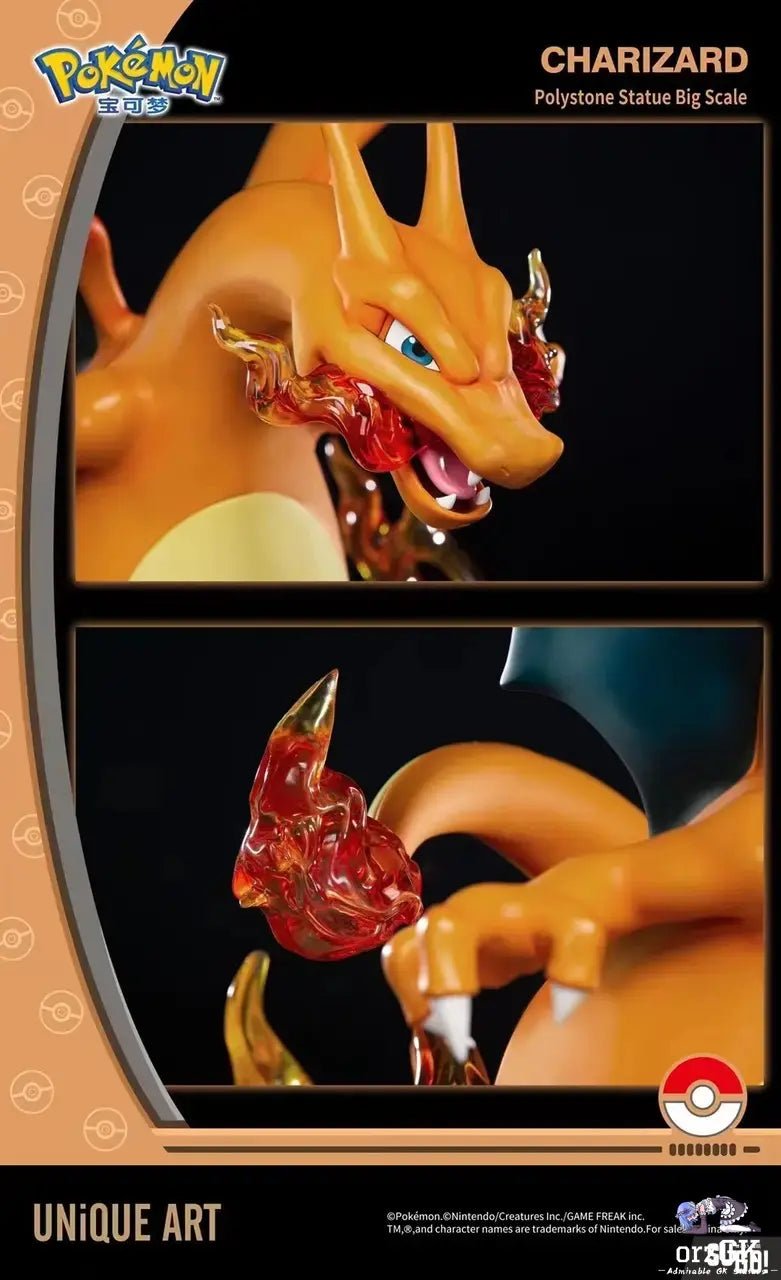 UNIQUE Art Studio - Pokemon Charizard Statue (Licensed)