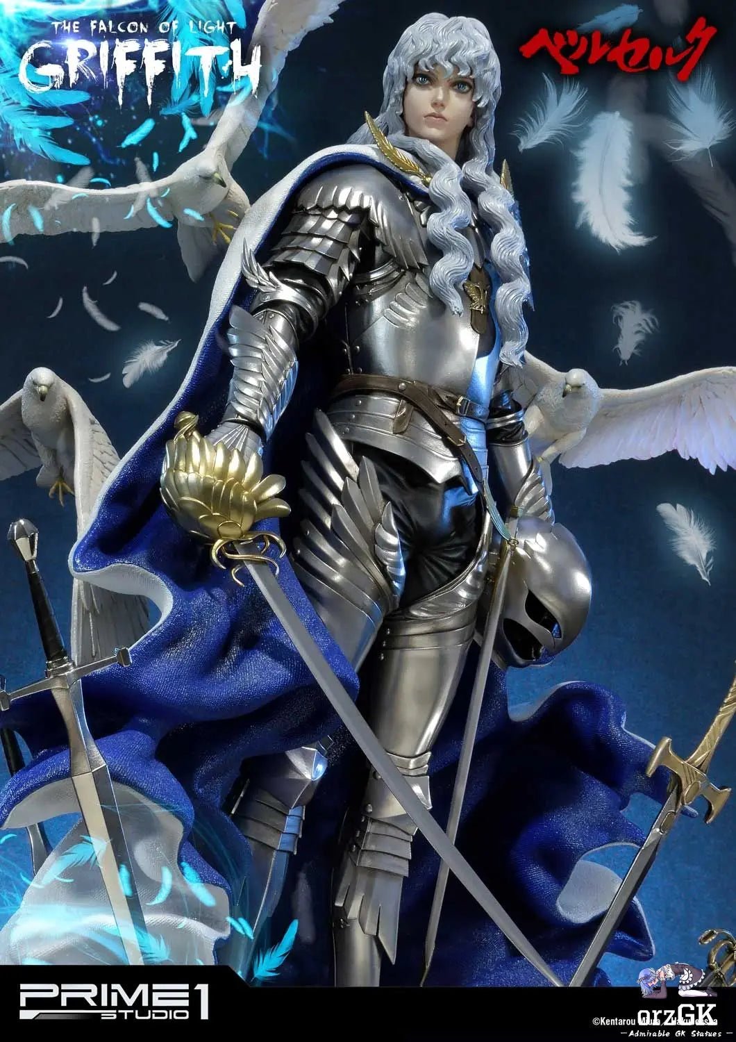 The Falcon of Light UPMBR-05 UPMBR-05EX UPMBR-05EXS (Licensed) - Ultimate Premium Masterline Berserk Griffith - Prime 1 Studio resin statue Navy Toys anime figure