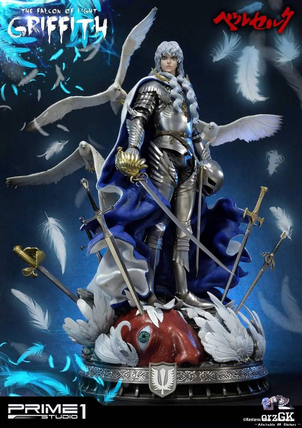 The Falcon of Light UPMBR-05 UPMBR-05EX UPMBR-05EXS (Licensed) - Ultimate Premium Masterline Berserk Griffith - Prime 1 Studio resin statue Navy Toys anime figure