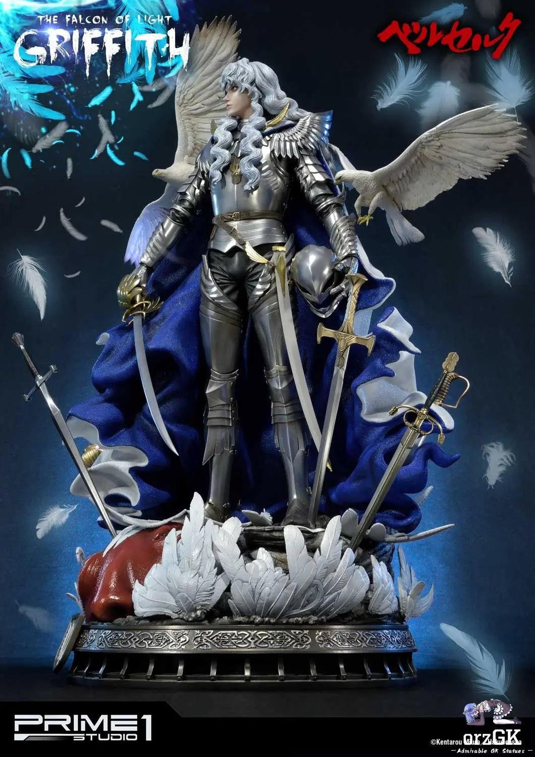 The Falcon of Light UPMBR-05 UPMBR-05EX UPMBR-05EXS (Licensed) - Ultimate Premium Masterline Berserk Griffith - Prime 1 Studio resin statue Navy Toys anime figure