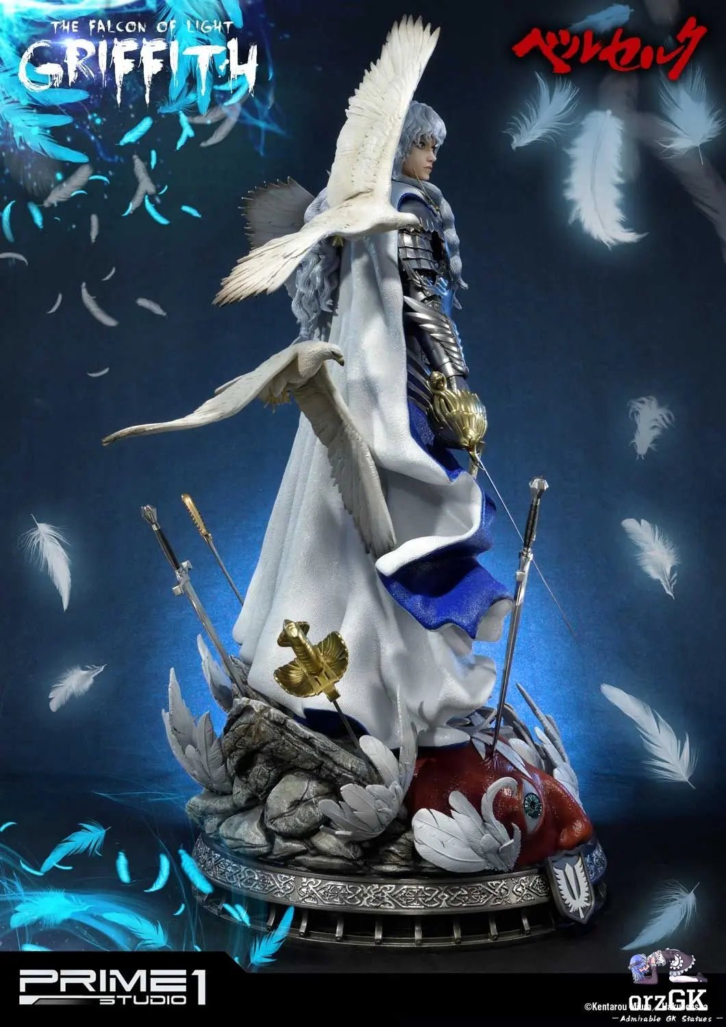 The Falcon of Light UPMBR-05 UPMBR-05EX UPMBR-05EXS (Licensed) - Ultimate Premium Masterline Berserk Griffith - Prime 1 Studio resin statue Navy Toys anime figure
