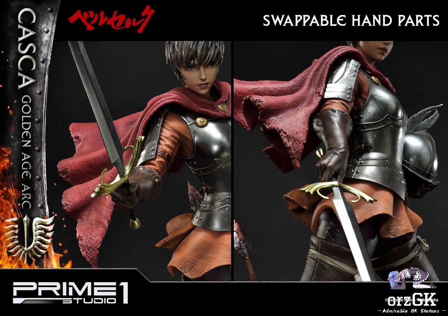 Casca Golden Age Arc UPMBR-15 UPMBR-15DX (Licensed) - Ultimate Premium Masterline Berserk - Prime 1 Studio resin statue Navy Toys anime figure