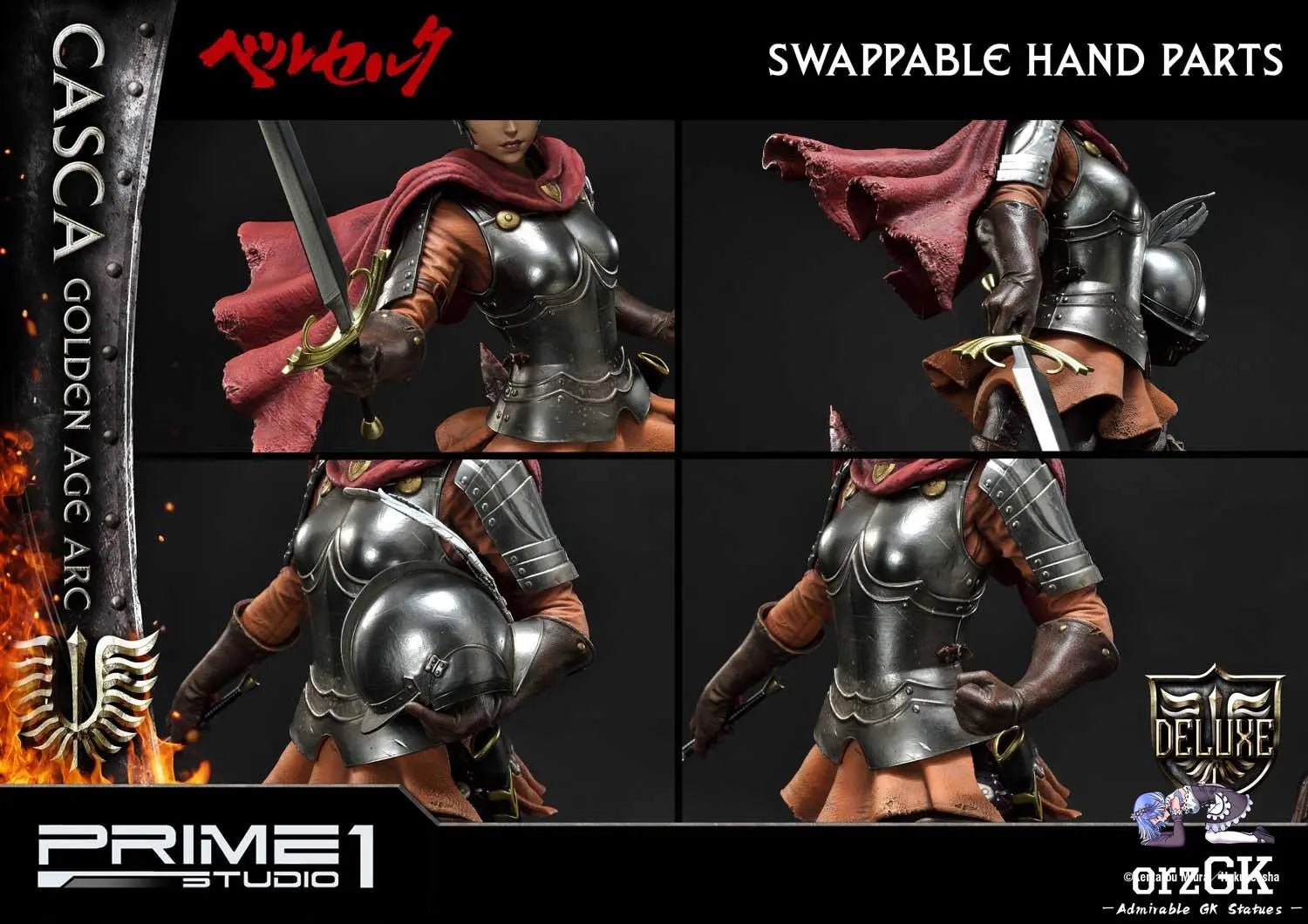 Casca Golden Age Arc UPMBR-15 UPMBR-15DX (Licensed) - Ultimate Premium Masterline Berserk - Prime 1 Studio resin statue Navy Toys anime figure
