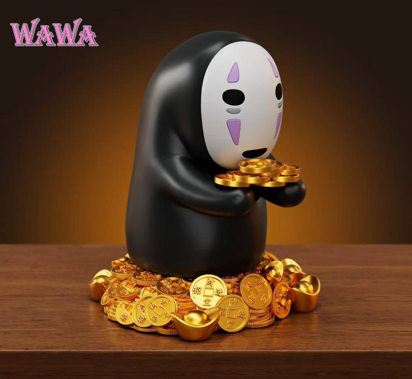 Lucky No Face resin statue WAWA Studio anime figure