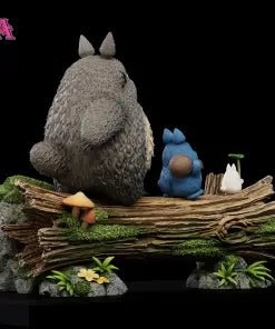 WAWA Studio - Totoro X Smaller Totoros My Neighbor Totoro resin statue Navy Toys anime figure
