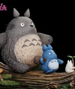 WAWA Studio - Totoro X Smaller Totoros My Neighbor Totoro resin statue Navy Toys anime figure
