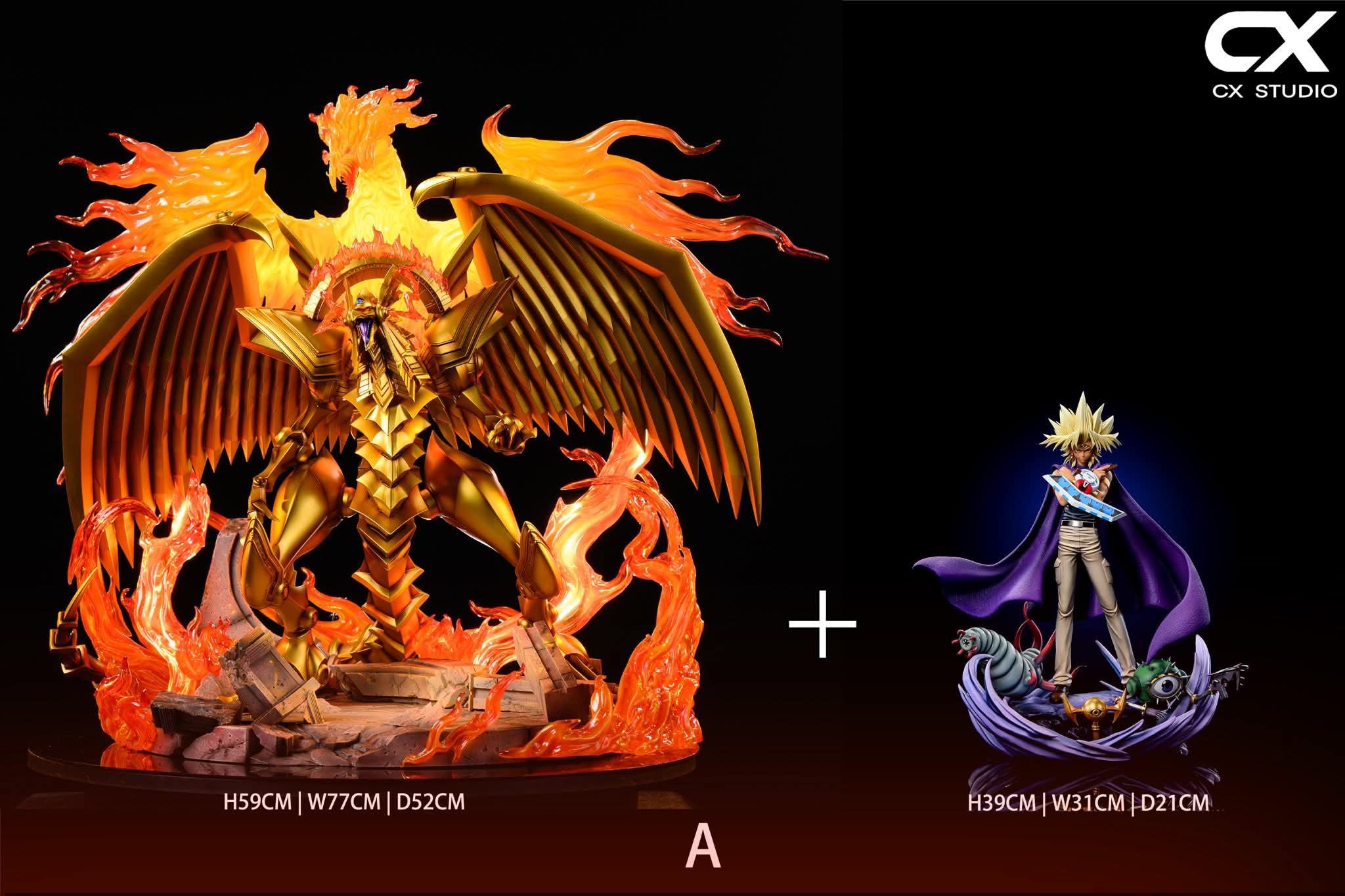 The Winged Dragon of Ra & Marik Ishtar resin statue CX Studio anime figure