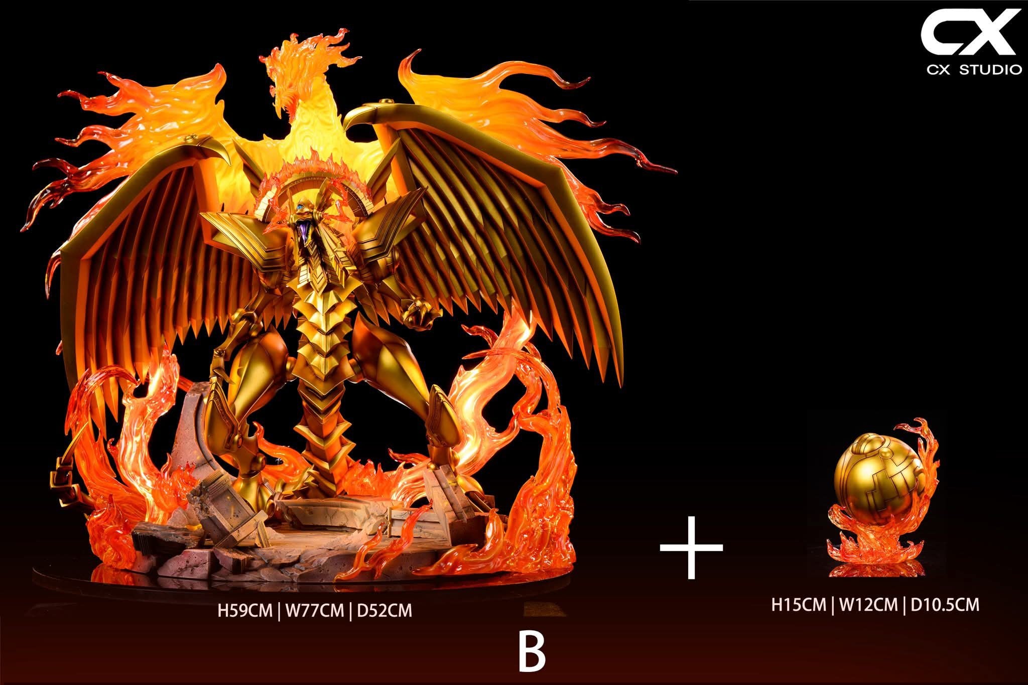 The Winged Dragon of Ra & Marik Ishtar resin statue CX Studio anime figure