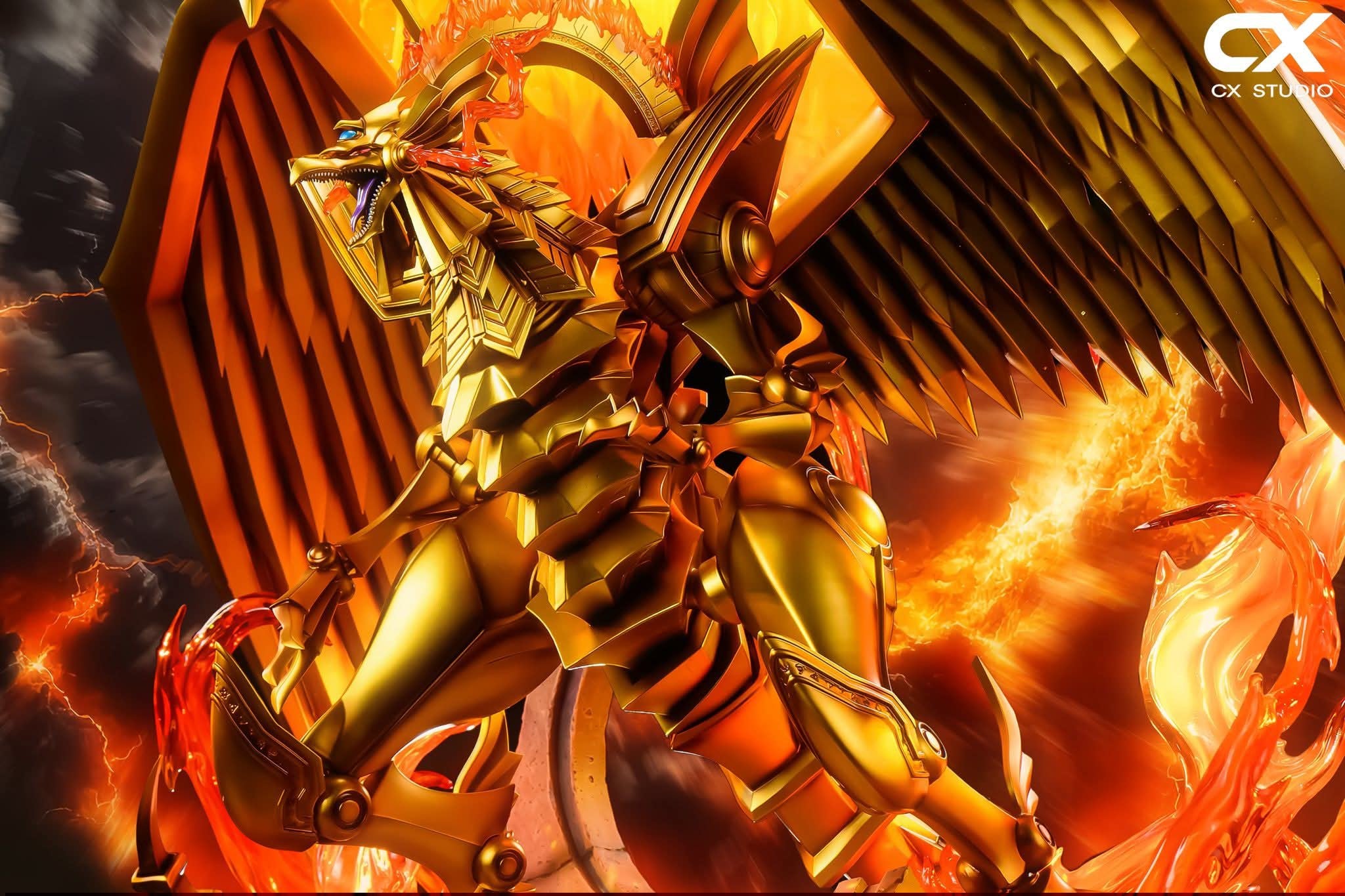 The Winged Dragon of Ra & Marik Ishtar resin statue CX Studio anime figure